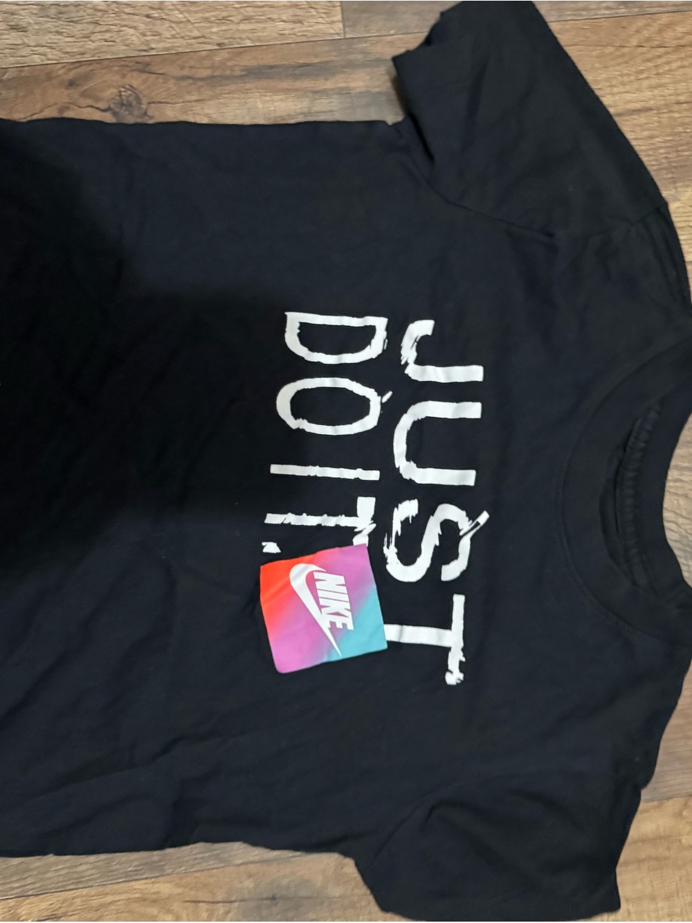 Nike bundle. Nike Black Kids' 'JUST DO IT.' Graphic Tee with Multicolor Logo